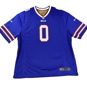 Mens Nike Buffalo Bills Football Jersey Keon Coleman Blue 0 Sz 3XL NFL On Field